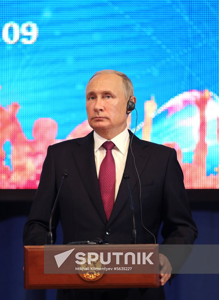 President Vladimir Putin's working visit to Far Eastern Federal District. Day three