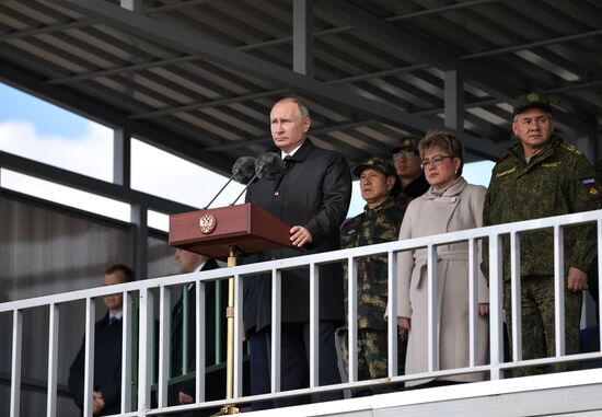 Russian President Vladimir Putin's working trip to Trans-Baikal Territory