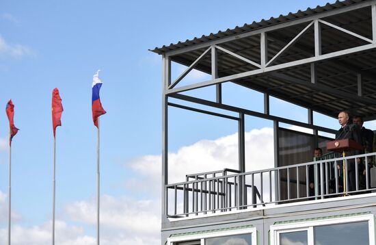 Russian President Vladimir Putin's working trip to Trans-Baikal Territory