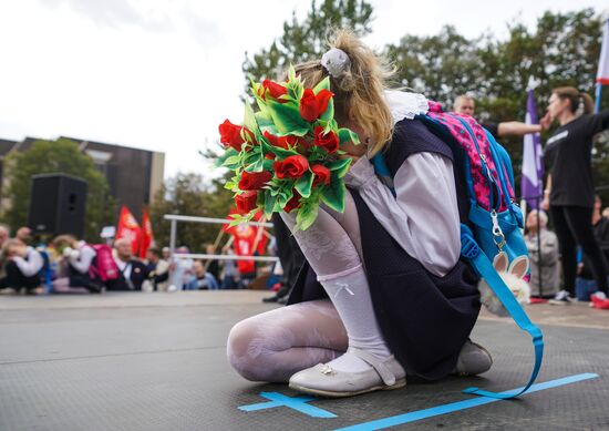 Latvia Russian-language Schools Rally