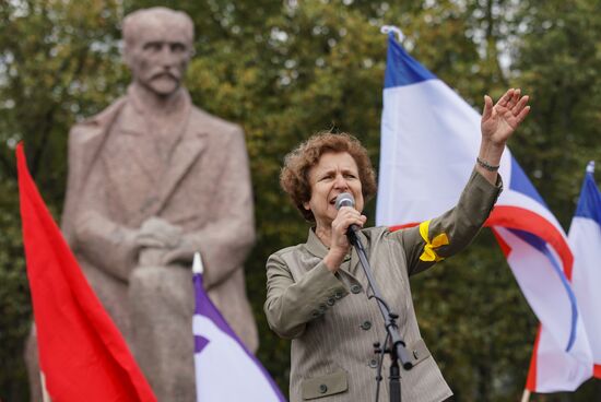 Latvia Russian-language Schools Rally
