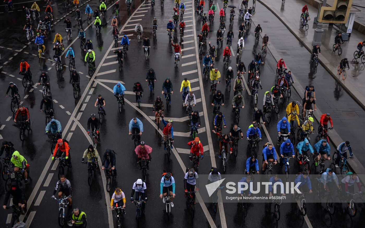 Russia Bicycle Parade