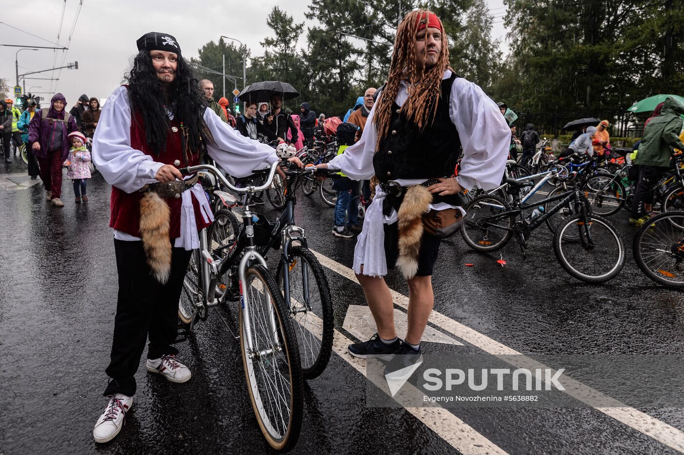 Russia Bicycle Parade