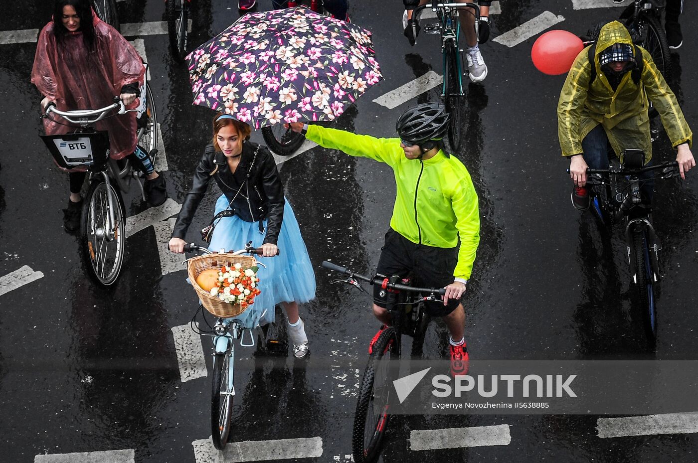 Russia Bicycle Parade