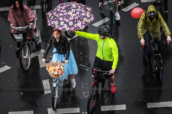 Russia Bicycle Parade