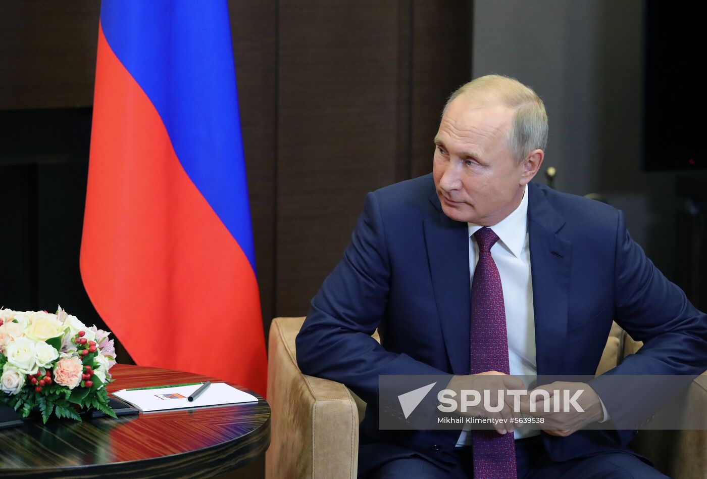 Vladimir Putin meets with Turkish President Recep Erdogan