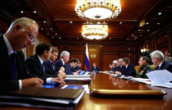 Prime Minister Dmitry Medvedev chairs meeting of Presidium of Presidential Council for Strategic Development