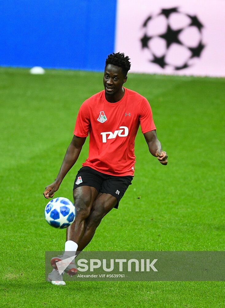Turkey Soccer Champions League Lokomotiv Training
