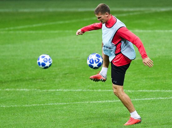 Turkey Soccer Champions League Lokomotiv Training
