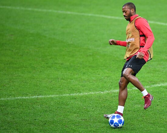 Turkey Soccer Champions League Lokomotiv Training