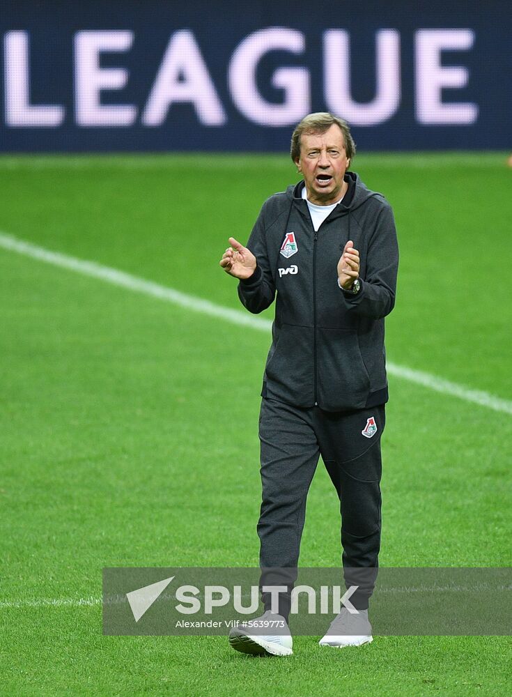 Turkey Soccer Champions League Lokomotiv Training