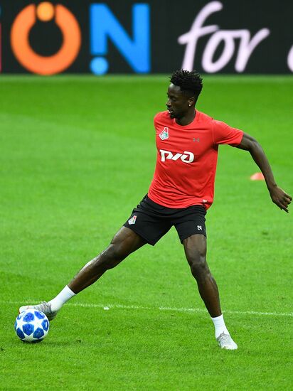 Turkey Soccer Champions League Lokomotiv Training