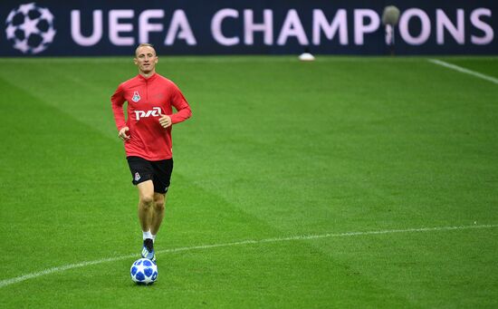 Turkey Soccer Champions League Lokomotiv Training