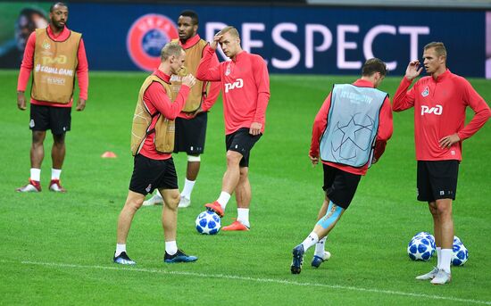Turkey Soccer Champions League Lokomotiv Training