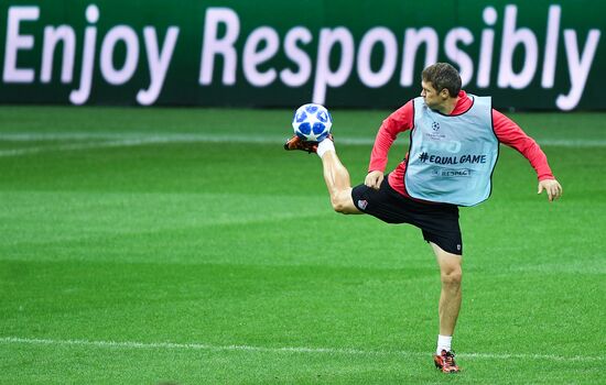 Turkey Soccer Champions League Lokomotiv Training