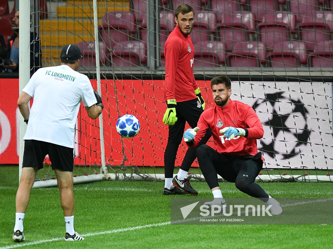 Turkey Soccer Champions League Lokomotiv Training