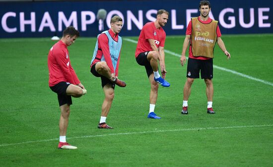 Turkey Soccer Champions League Lokomotiv Training