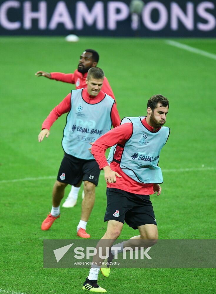 Turkey Soccer Champions League Lokomotiv Training