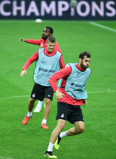Turkey Soccer Champions League Lokomotiv Training