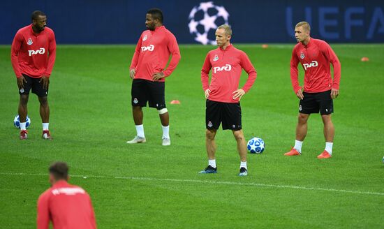 Turkey Soccer Champions League Lokomotiv Training