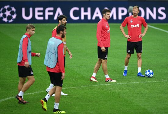 Turkey Soccer Champions League Lokomotiv Training