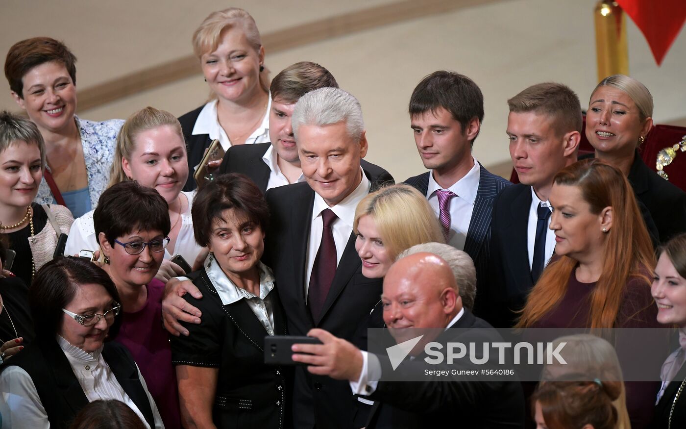 Russia Moscow Mayor