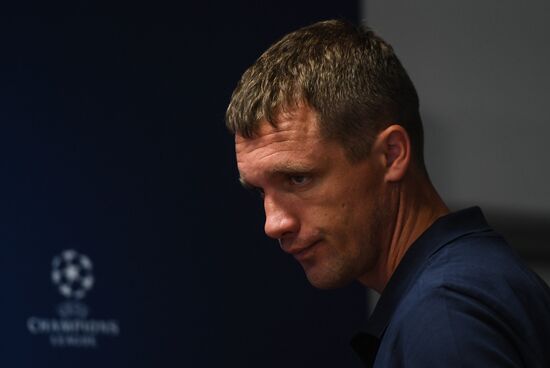 Czech Republic Soccer Champions League CSKA Training