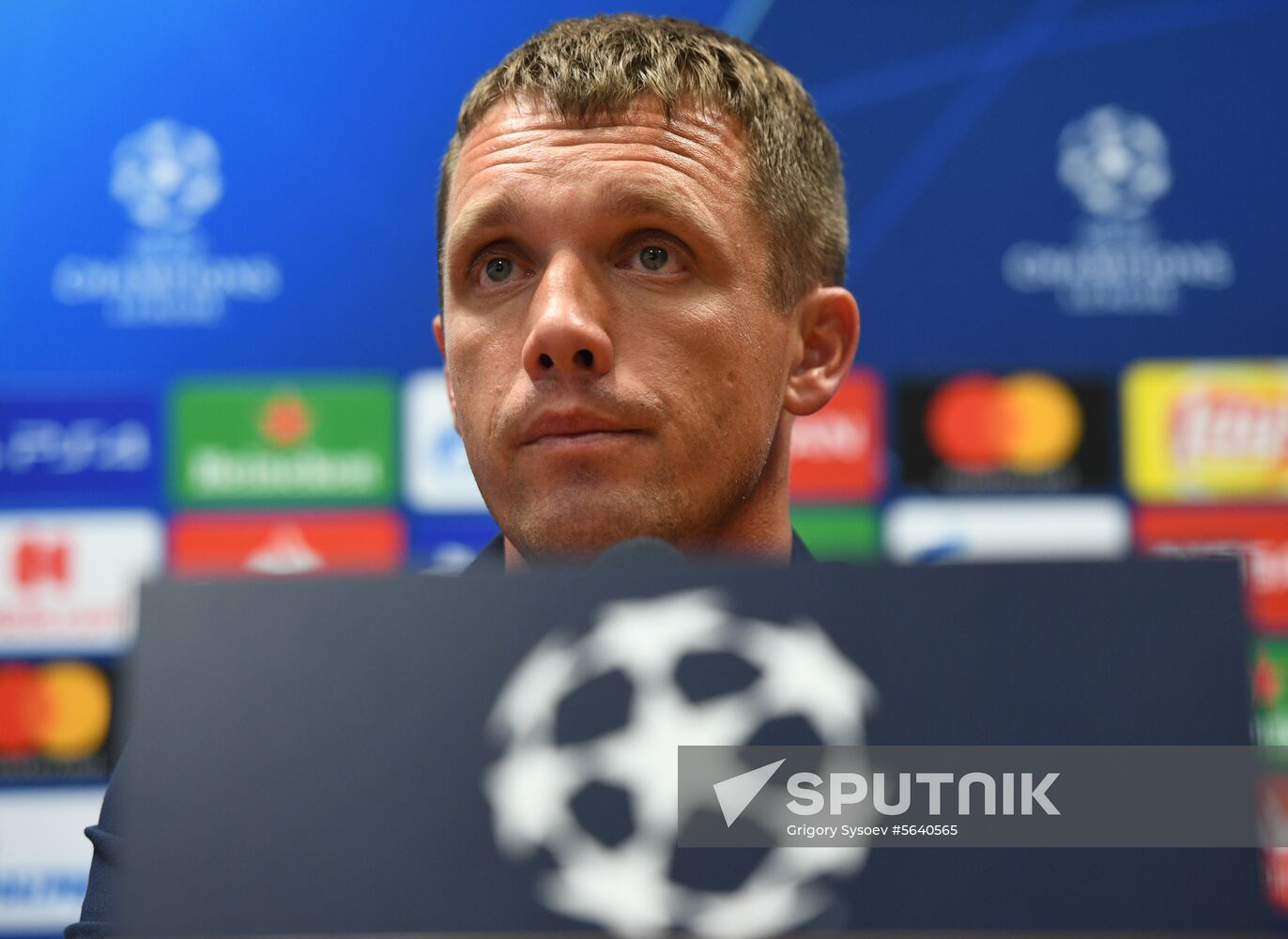 Czech Republic Soccer Champions League CSKA Training