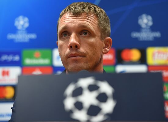 Czech Republic Soccer Champions League CSKA Training