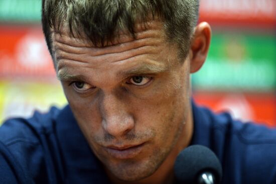 Czech Republic Soccer Champions League CSKA Training