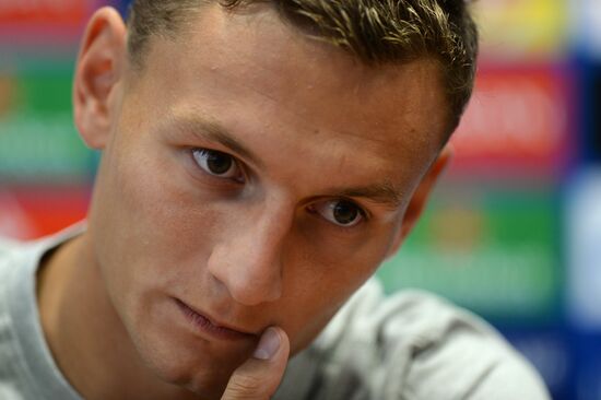 Czech Republic Soccer Champions League CSKA Training