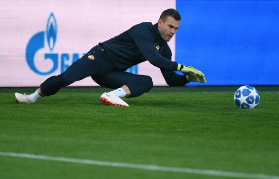 Czech Republic Soccer Champions League CSKA Training