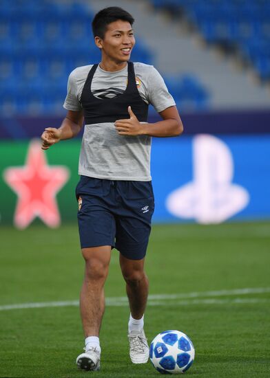 Czech Republic Soccer Champions League CSKA Training