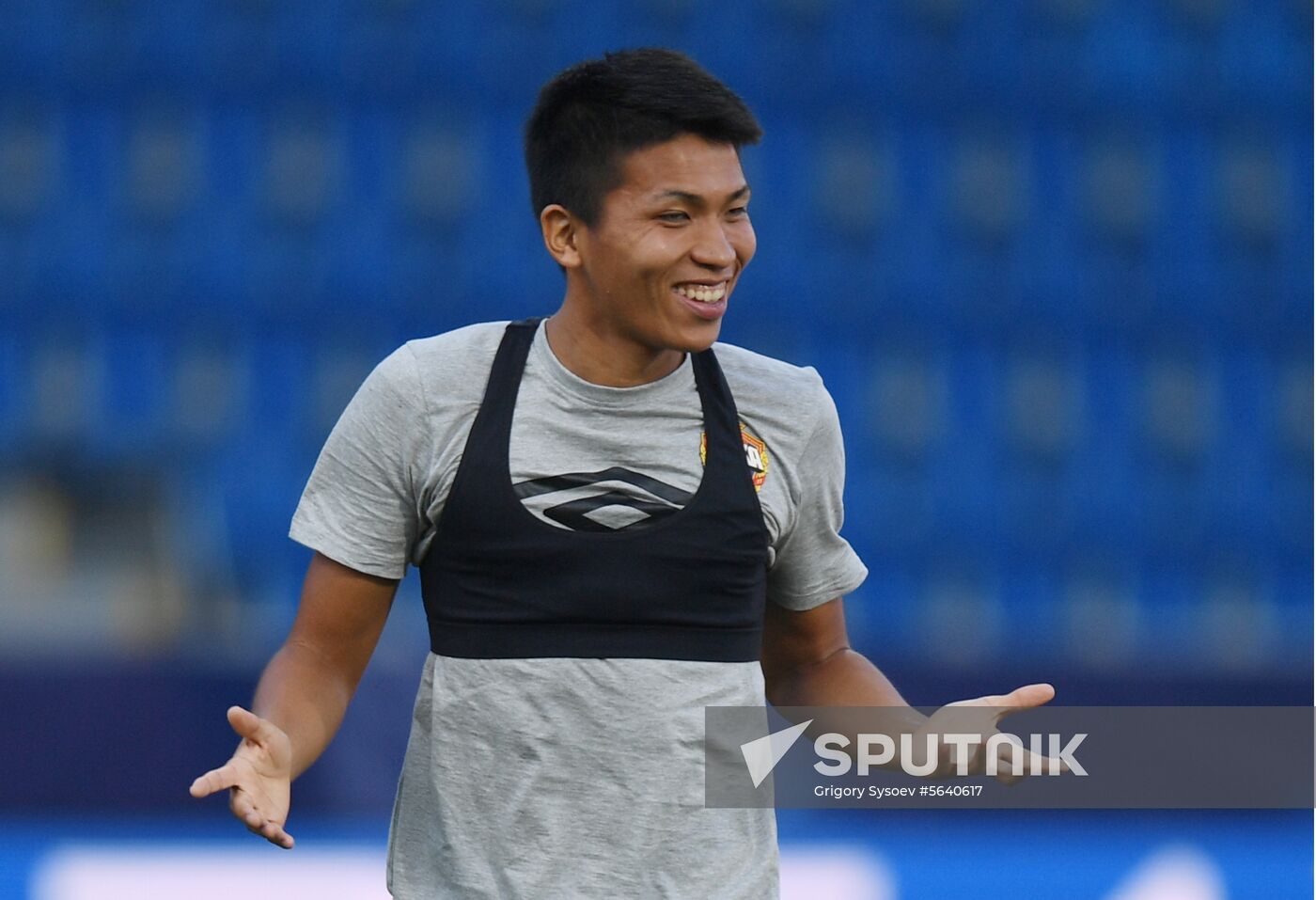 Czech Republic Soccer Champions League CSKA Training