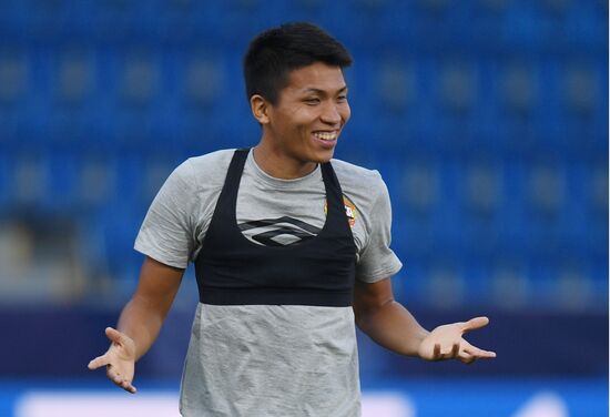 Czech Republic Soccer Champions League CSKA Training