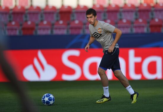 Czech Republic Soccer Champions League CSKA Training