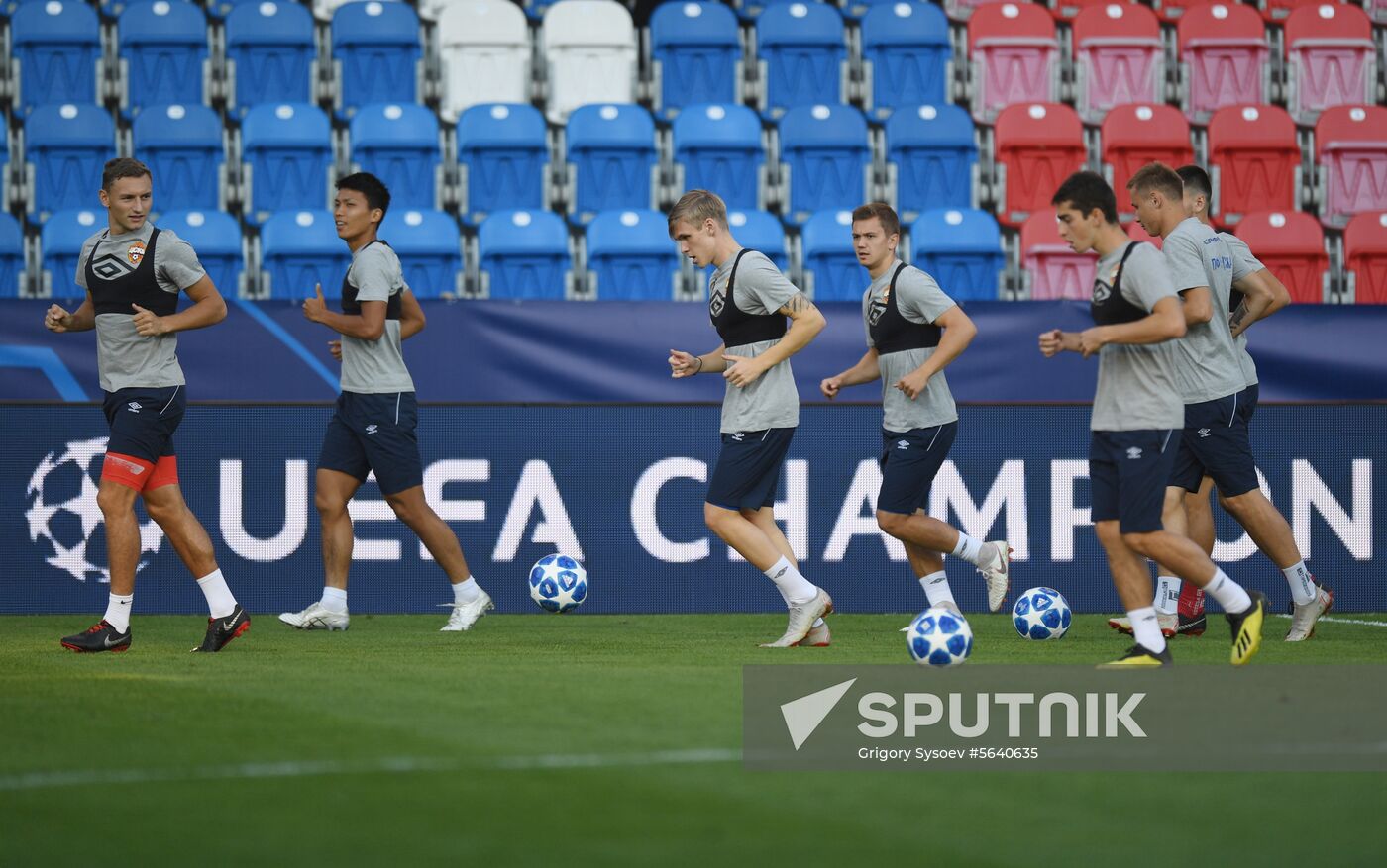 Czech Republic Soccer Champions League CSKA Training