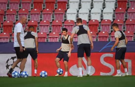 Czech Republic Soccer Champions League CSKA Training
