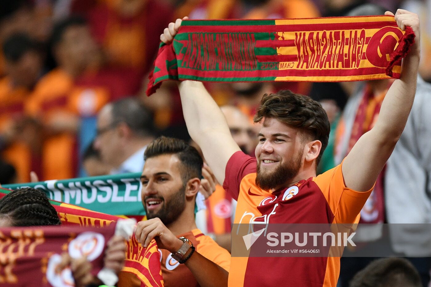 Turkey Soccer Champions League Galatasaray - Lokomotiv