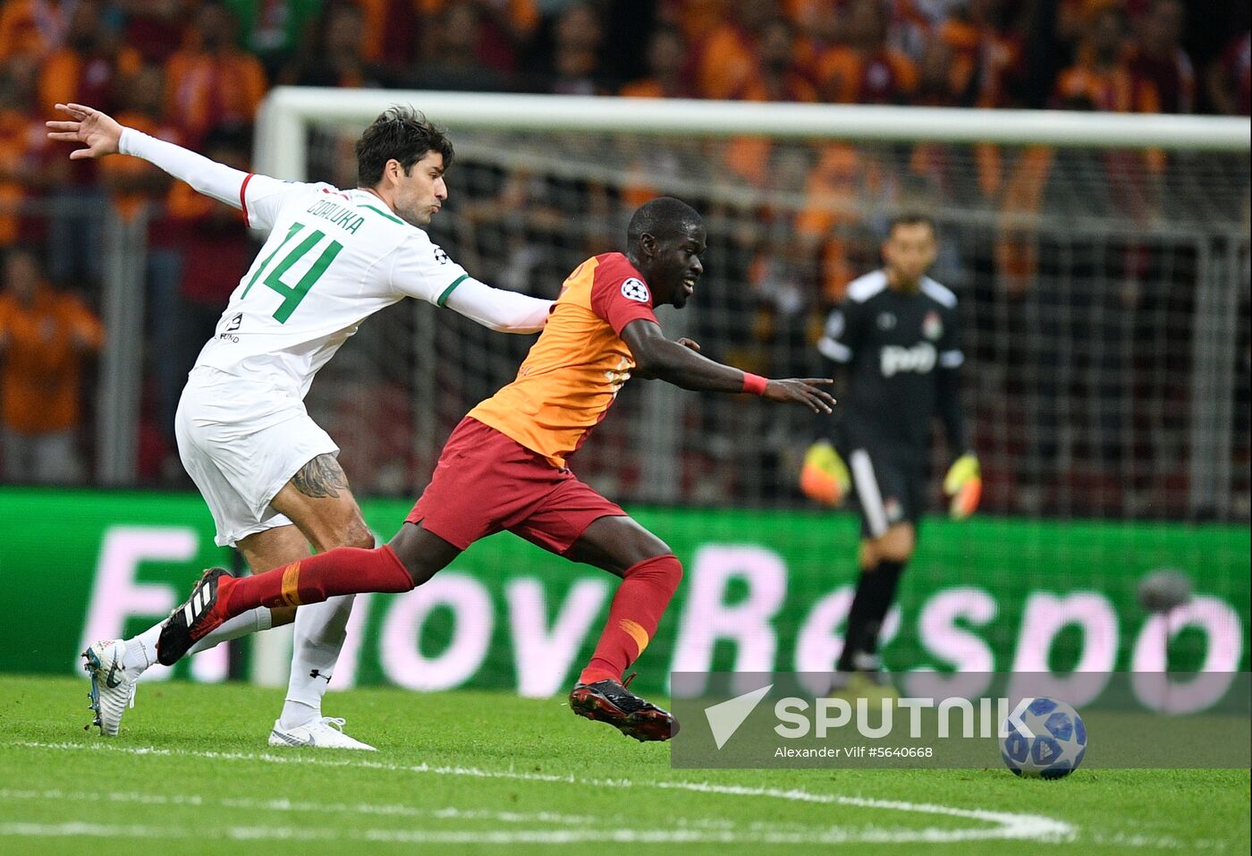 Turkey Soccer Champions League Galatasaray - Lokomotiv