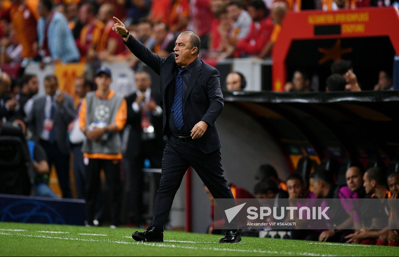 Turkey Soccer Champions League Galatasaray - Lokomotiv