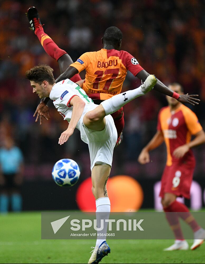 Turkey Soccer Champions League Galatasaray - Lokomotiv