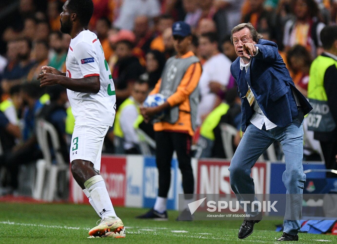 Turkey Soccer Champions League Galatasaray - Lokomotiv