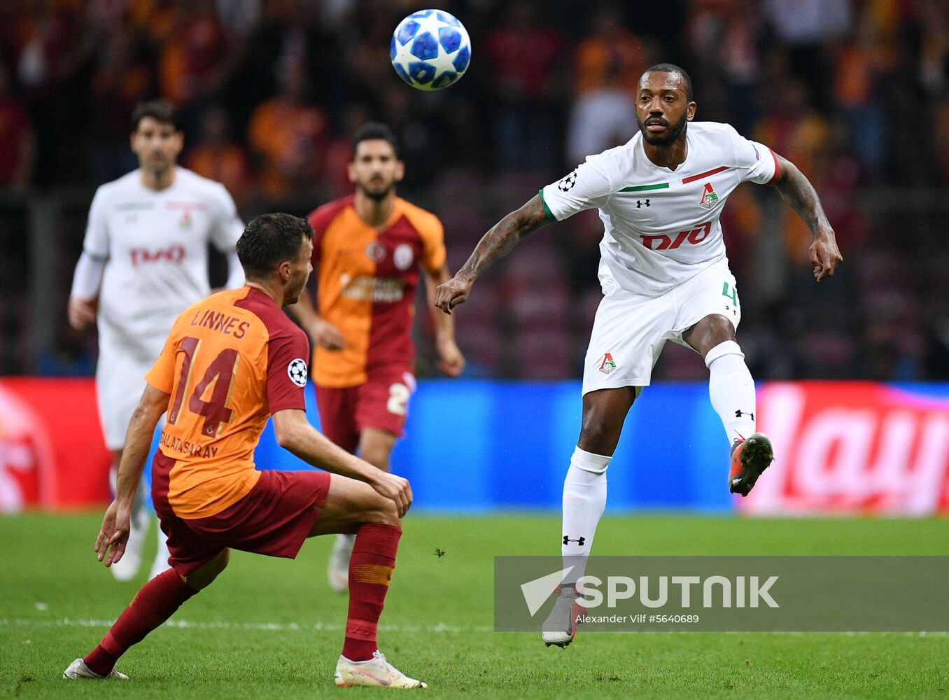 Turkey Soccer Champions League Galatasaray - Lokomotiv