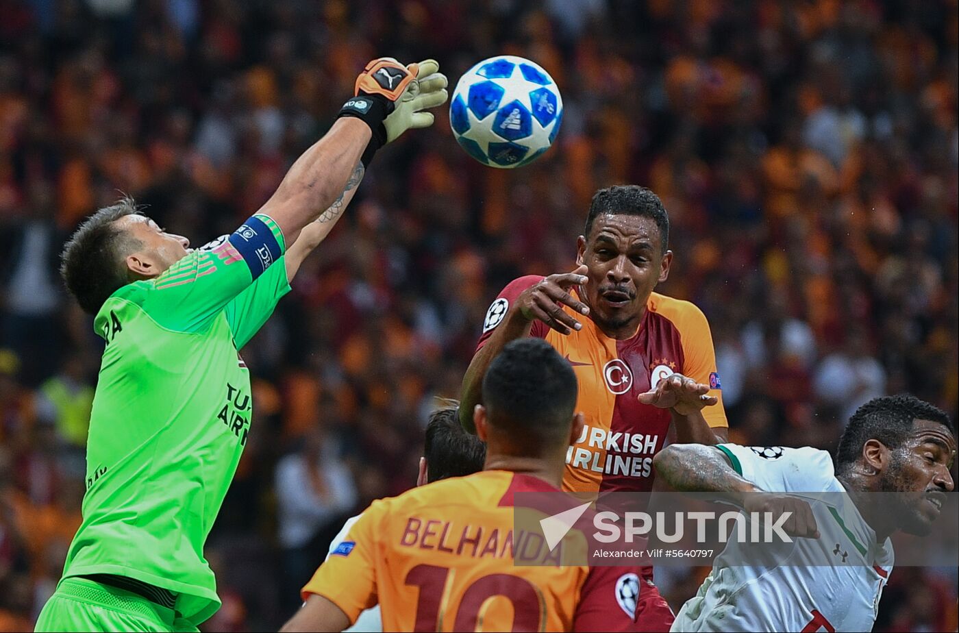 Turkey Soccer Champions League Galatasaray - Lokomotiv