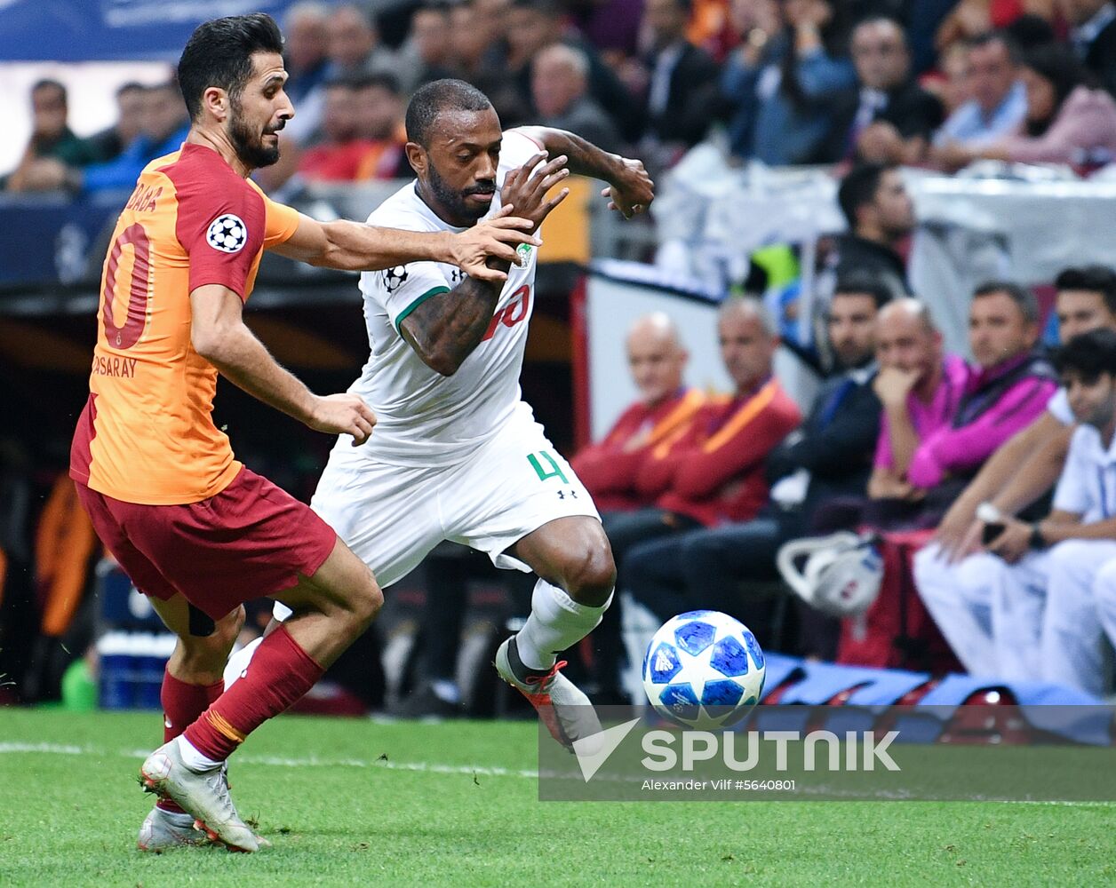 Turkey Soccer Champions League Galatasaray - Lokomotiv