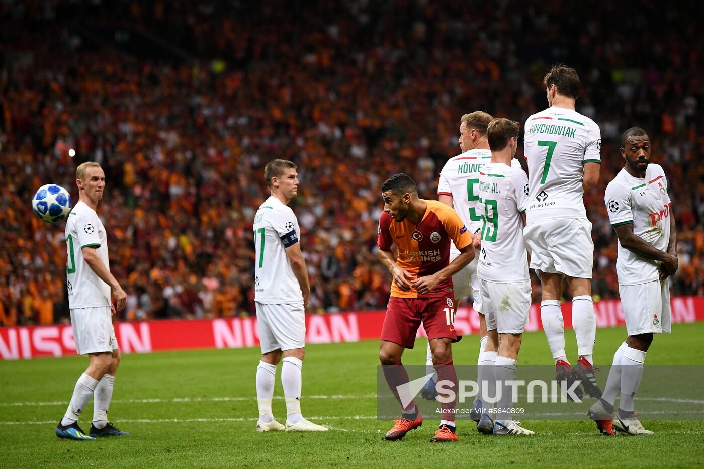 Turkey Soccer Champions League Galatasaray - Lokomotiv