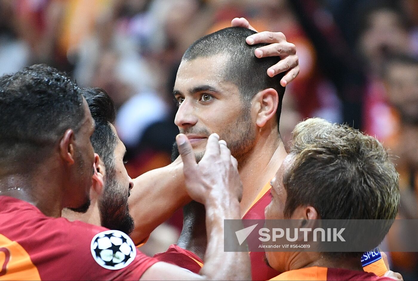 Turkey Soccer Champions League Galatasaray - Lokomotiv