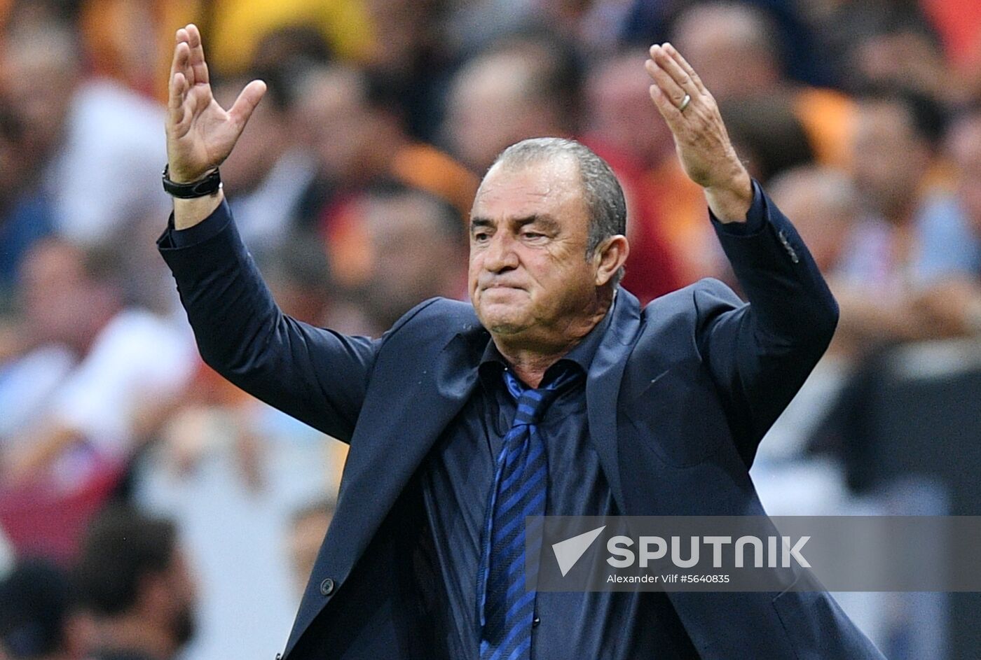 Turkey Soccer Champions League Galatasaray - Lokomotiv