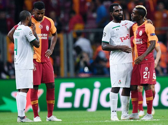 Turkey Soccer Champions League Galatasaray - Lokomotiv